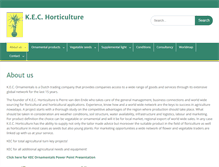 Tablet Screenshot of kec-horticulture.com
